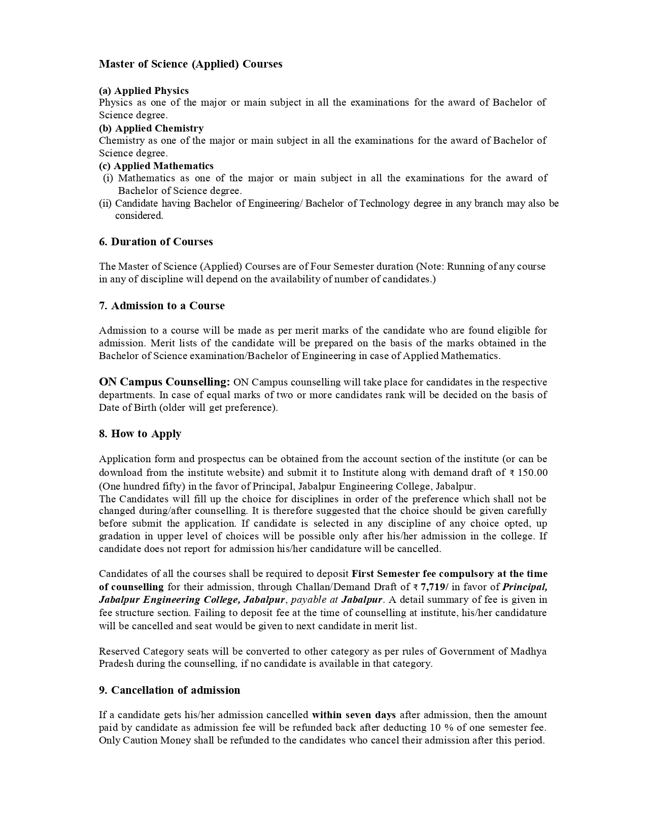 Notification for Admission in M.Sc. Applied Physics pages to jpg 00041